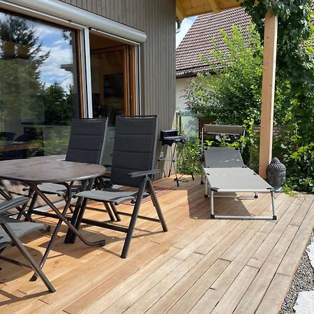 Zweistoeckiges Natur-Holzhaus Mit Berg- & Seesicht Horgenzell 外观 照片